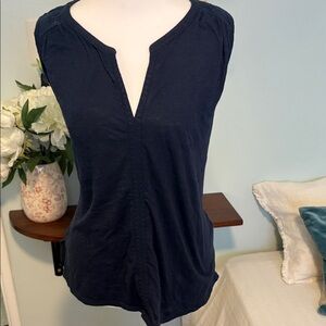 Lucky Brand Dark Blue Women's Blouse